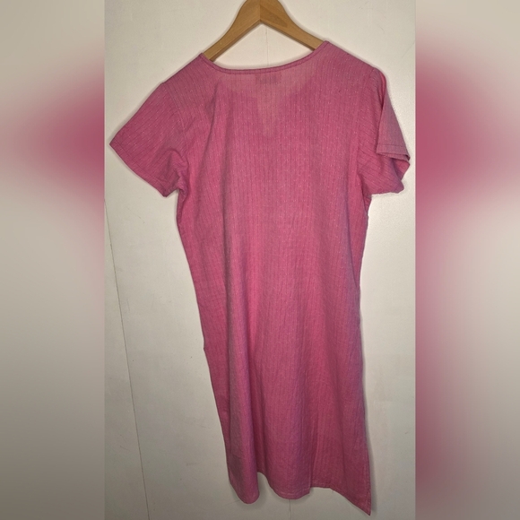 Fabindia Rose Pink Shift Dress - Picture 2 of 6